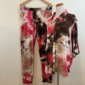 Giniu | Tie Dye 2 pc Lounge Set